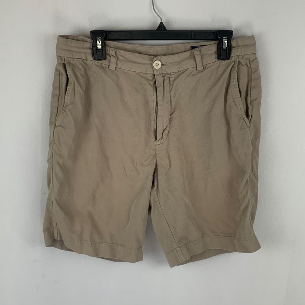 Vineyard Vines Mens Khaki Bermuda Shorts Size 34